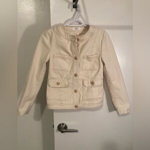 Cream Jean Jacket